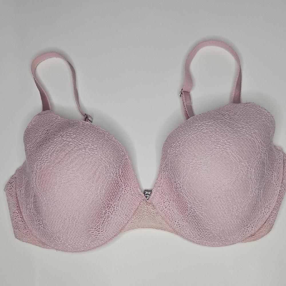 Victoria's Secret Pink lace Ipex Lined Demi Bra size 36D